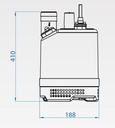 DRENO kappa 040 työmaapumppu K040.2.50 N 1-V G2