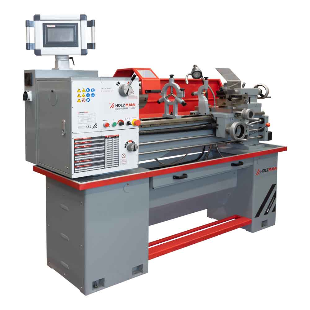 Holzmann ED1000SMART metallisorvi automaattisella syötönsäädöllä X- ja Z-akseleille