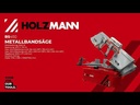 Holzmann BS450 400V metallivannesaha