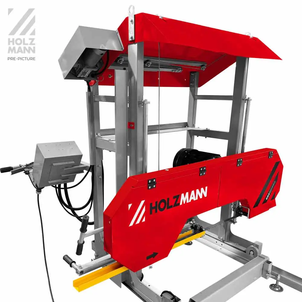 Holzmann BBS920PRO 400V tukkivannesaha sähköisellä syötöllä