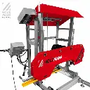 Holzmann BBS920PRO 400V tukkivannesaha sähköisellä syötöllä