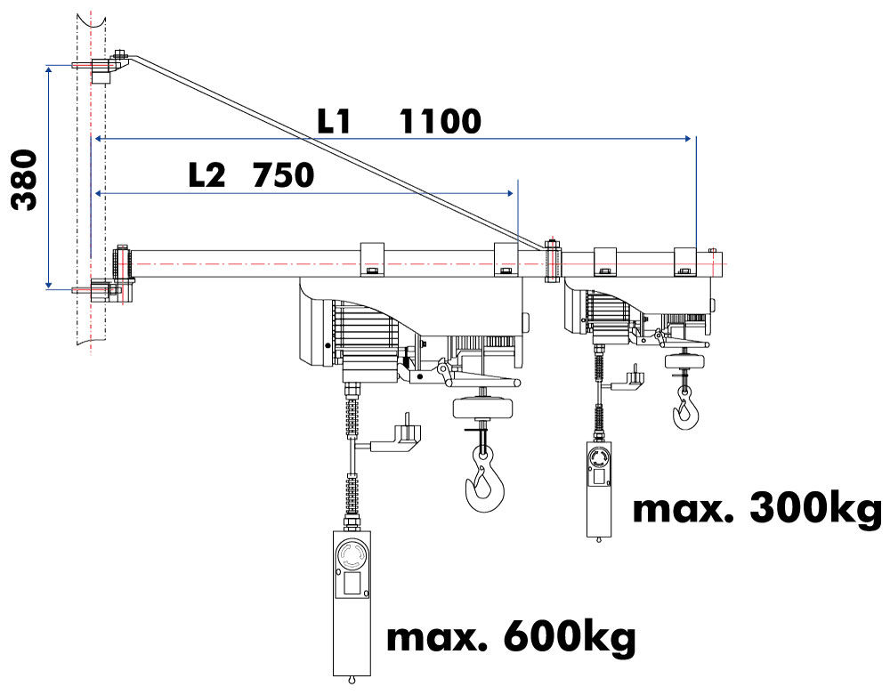 Nostopuomi 1100 mm