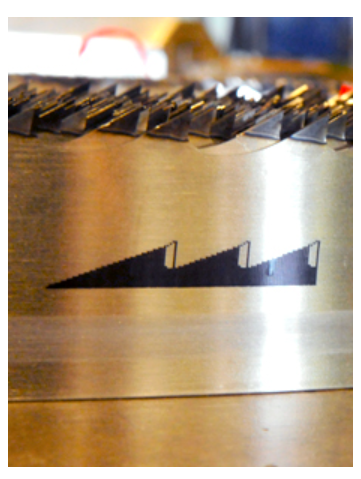 Tukkivannesahan terä 4024 x 35 x 1 mm