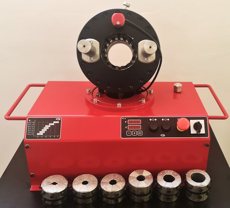 Hydrauliletkupuristin PE-6 sähkökäyttöinen