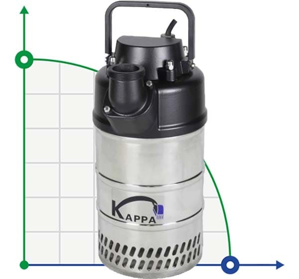 DRENO kappa 040 työmaapumppu K040.2.50 N 1-V G2