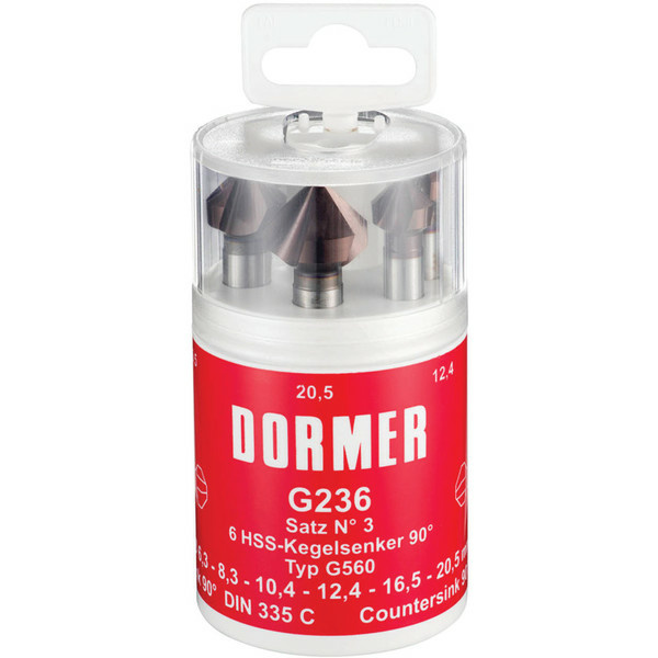 Dormer G2361 kärkiupotinsarja pinnoittamaton