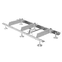 Sahauspöydän jatko-osa 1,5m BBS350