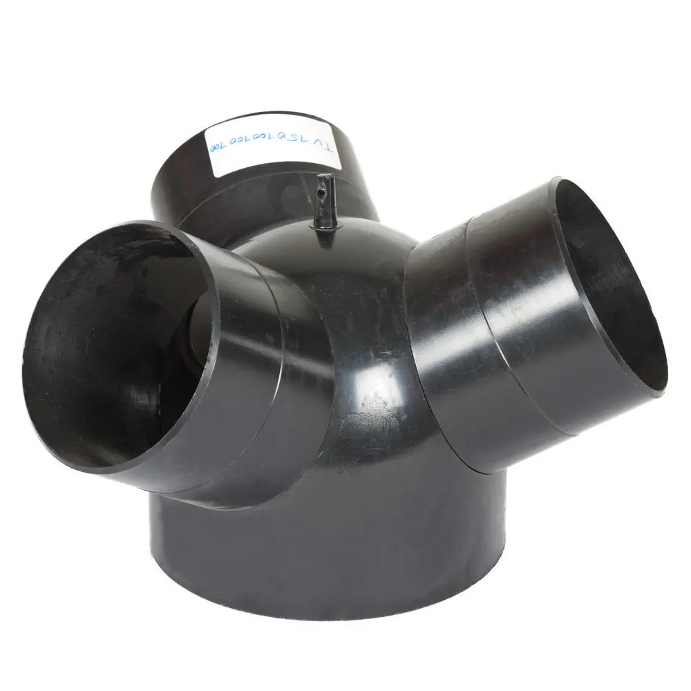 Kolmihaara yhde 150 / 3 x 100mm muovi