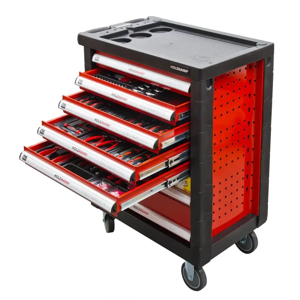 Työkaluvaunu WW 790W työkaluilla