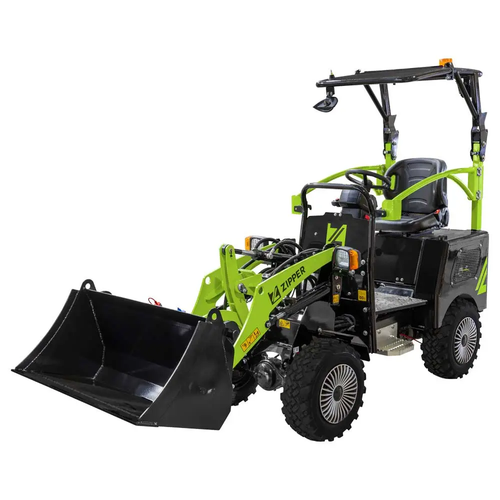 Zipper HL500AKKU akkukäyttöinen pienkuormaaja EURO -kiinnikkeellä