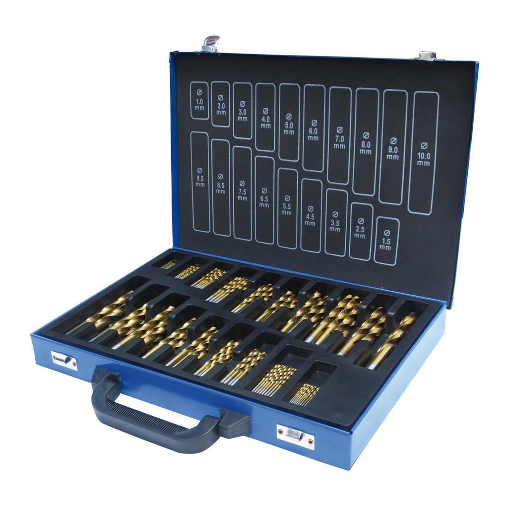 Porasarja 1 - 10 mm TiN pinnoitetut 170kpl