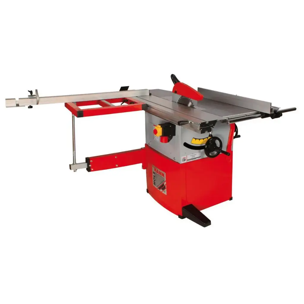 Holzmann TS250FL 400V pöytäsaha liukupöydällä