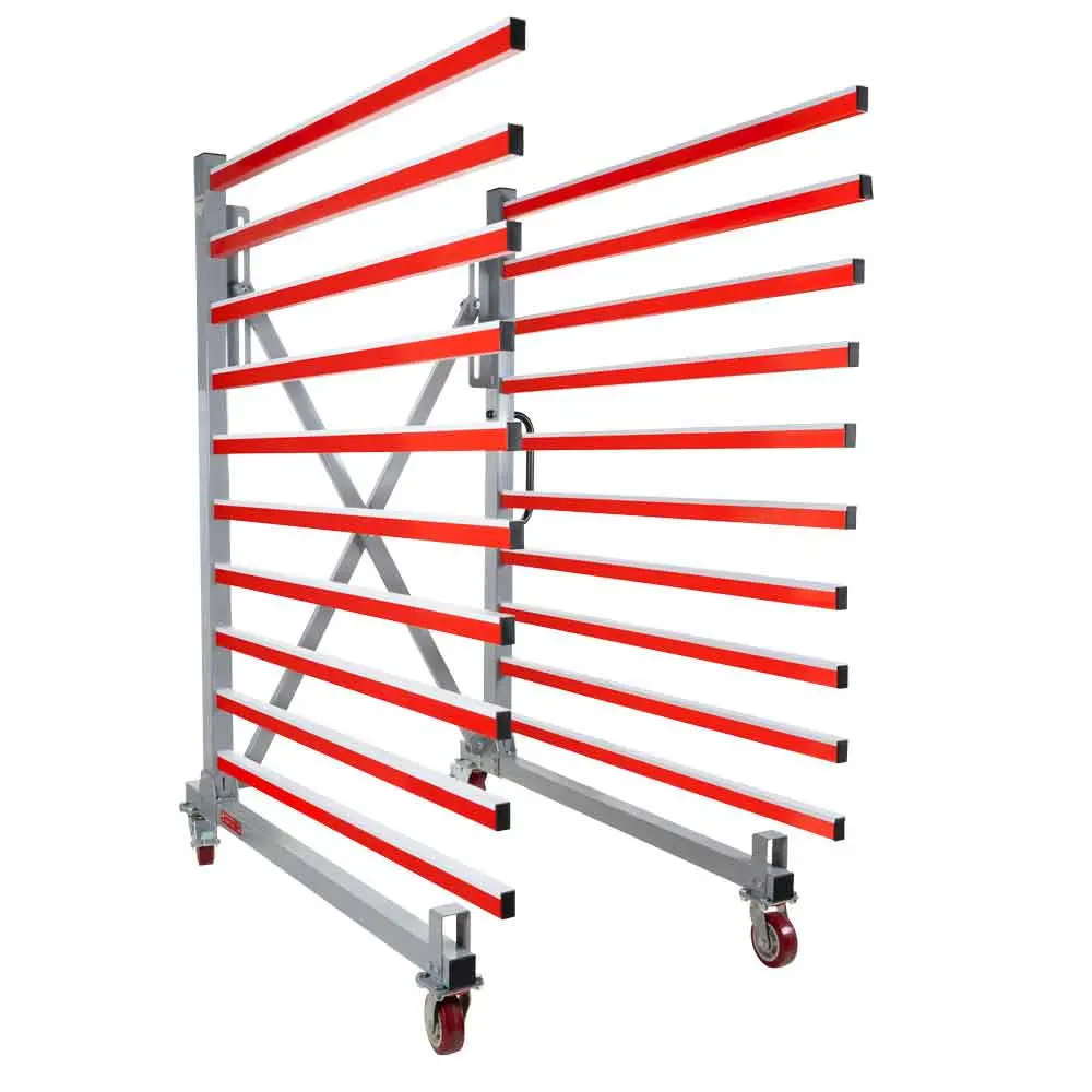 Liikuteltava ja jatkettava kevyt ulokehylly TAW140