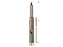 MK3/MK3 Pidennysholkki L=300mm