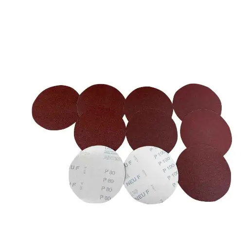 [STK75KSET] Hiomapyörösarja ø126mm 1xK60 3xK80 3xK100 3xK120 tarrakiinnitys