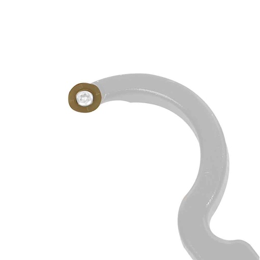 [HE-10015506] 9 HM teräpala pyöreä, TiN-pinnoitettu Ø12mm