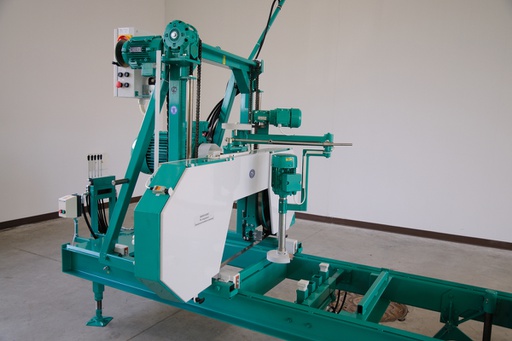 TEHNIKA ZBL-60H tukkivannesaha hydraulisella sahauspöydällä