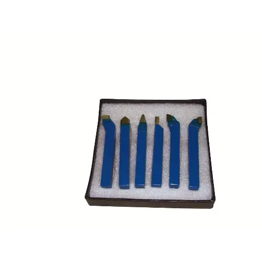 [6TLG12] Terävarsisarja 6-os. juotetuilla teräpaloilla 12 mm