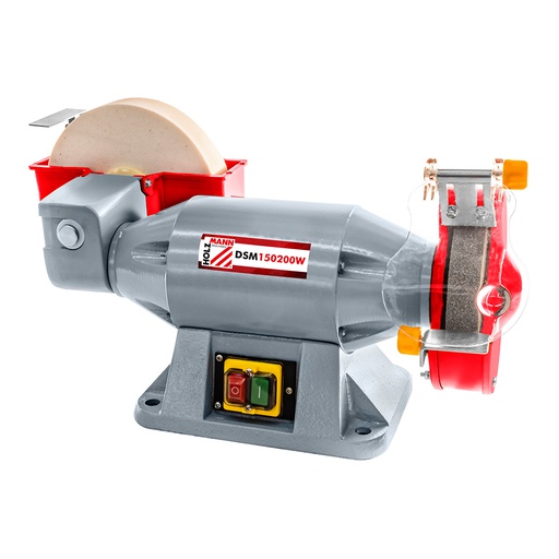 [DSM150200W_230V] Holzmann DSM 150200W smirgeli kuiva- ja märkähiomakivellä.